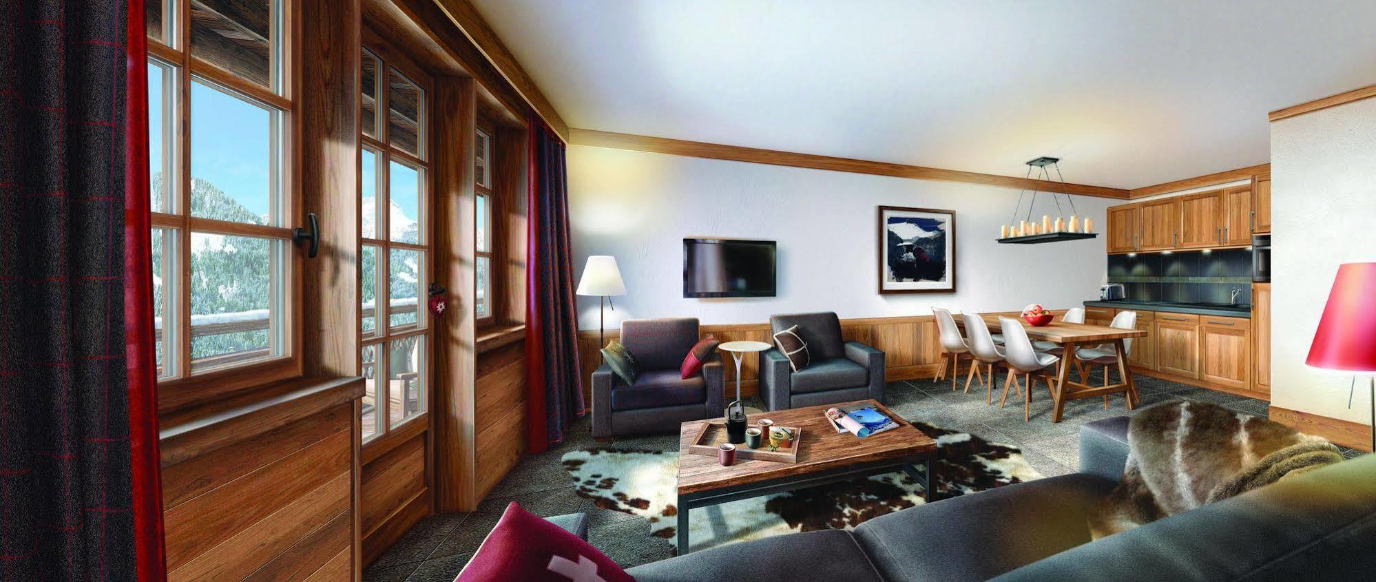 Résidence Prestige Odalys Les Fermes de Châtel Esterno foto
