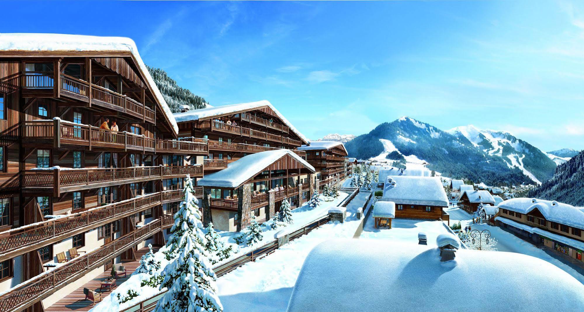 Résidence Prestige Odalys Les Fermes de Châtel Esterno foto